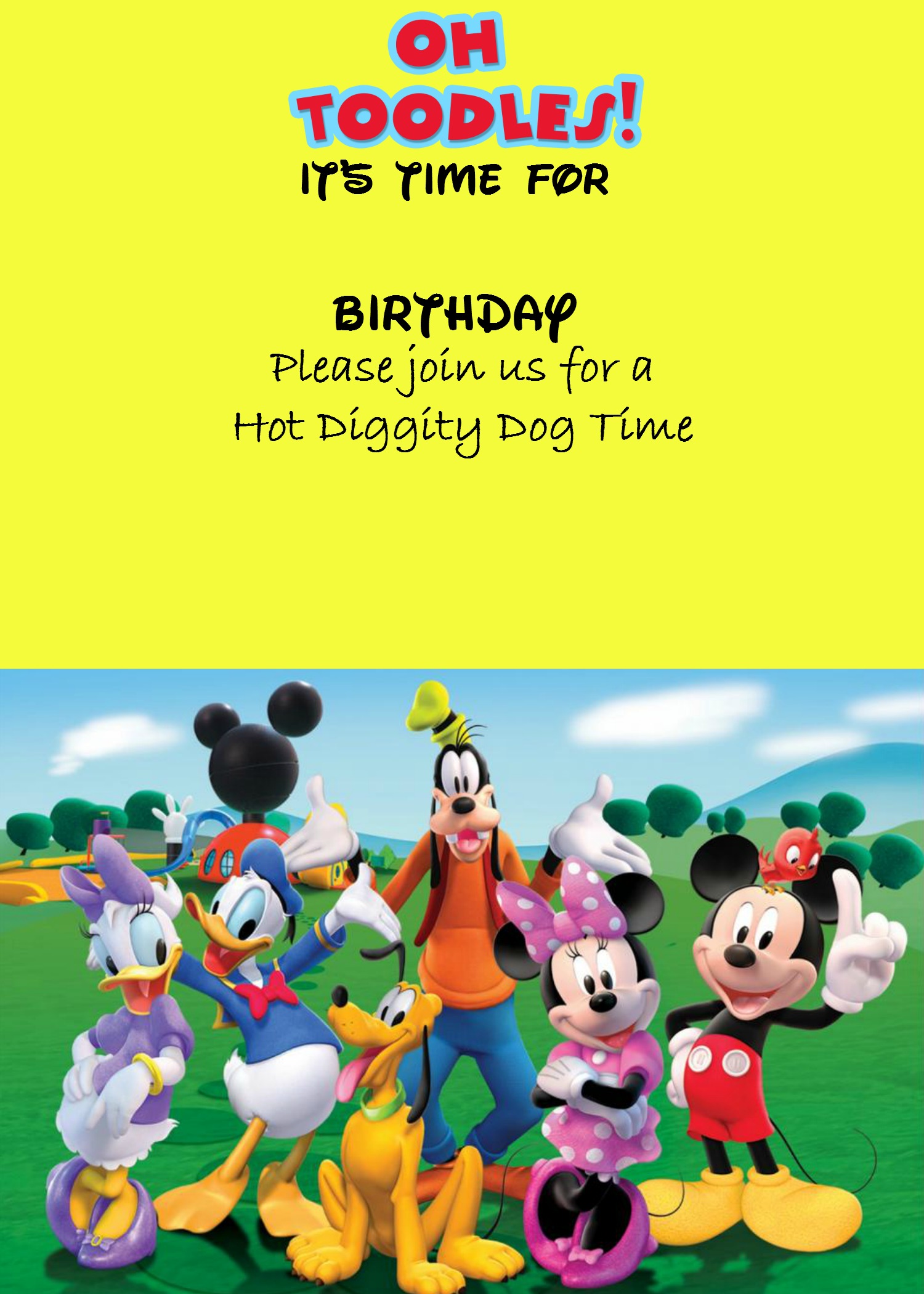 how to make a mickey mouse digital invitation with free image free printable mickey mouse clubhouse birthday invitations