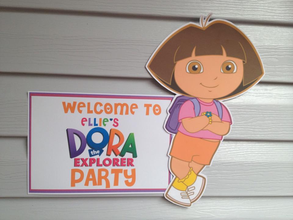 The Ultimate Dora The Explorer Party Setup + FREE PRINTABLES & Video | Ellierosepartydesigns.com