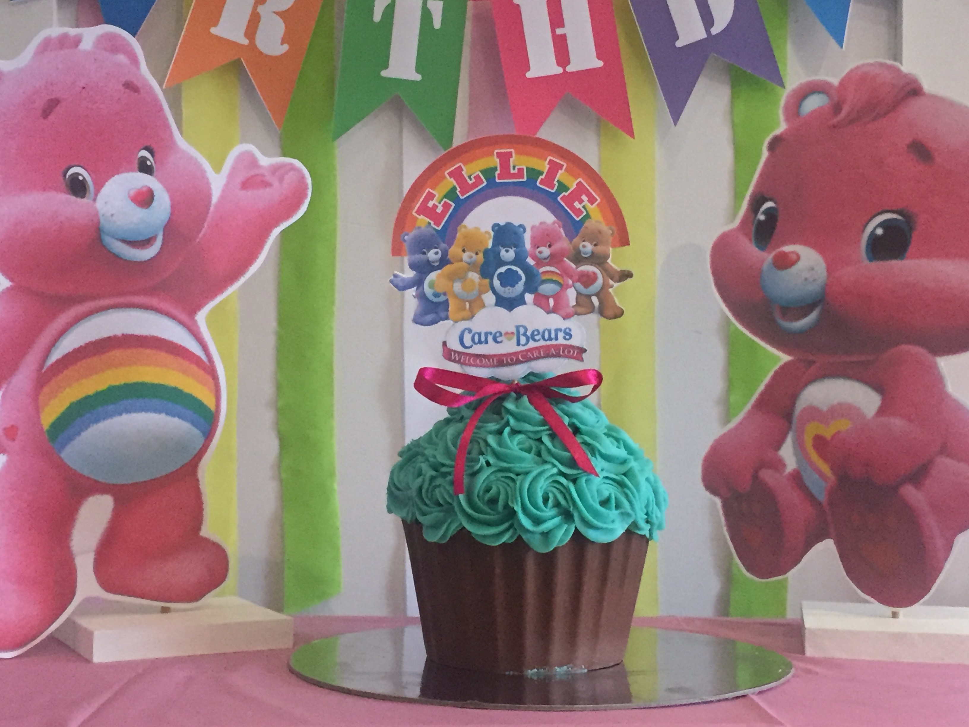 Care bear Birthday Cake Topper Template Printable DIY