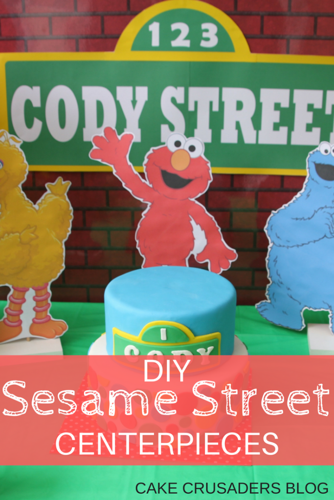 DIY Sesame Street Party Decorations Centerpieces Elmo, Big Bird