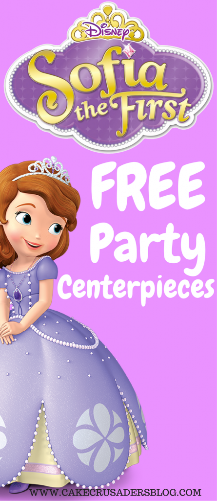 SOFIA THE FIRST CENTERPIECE HOW TO MAKE