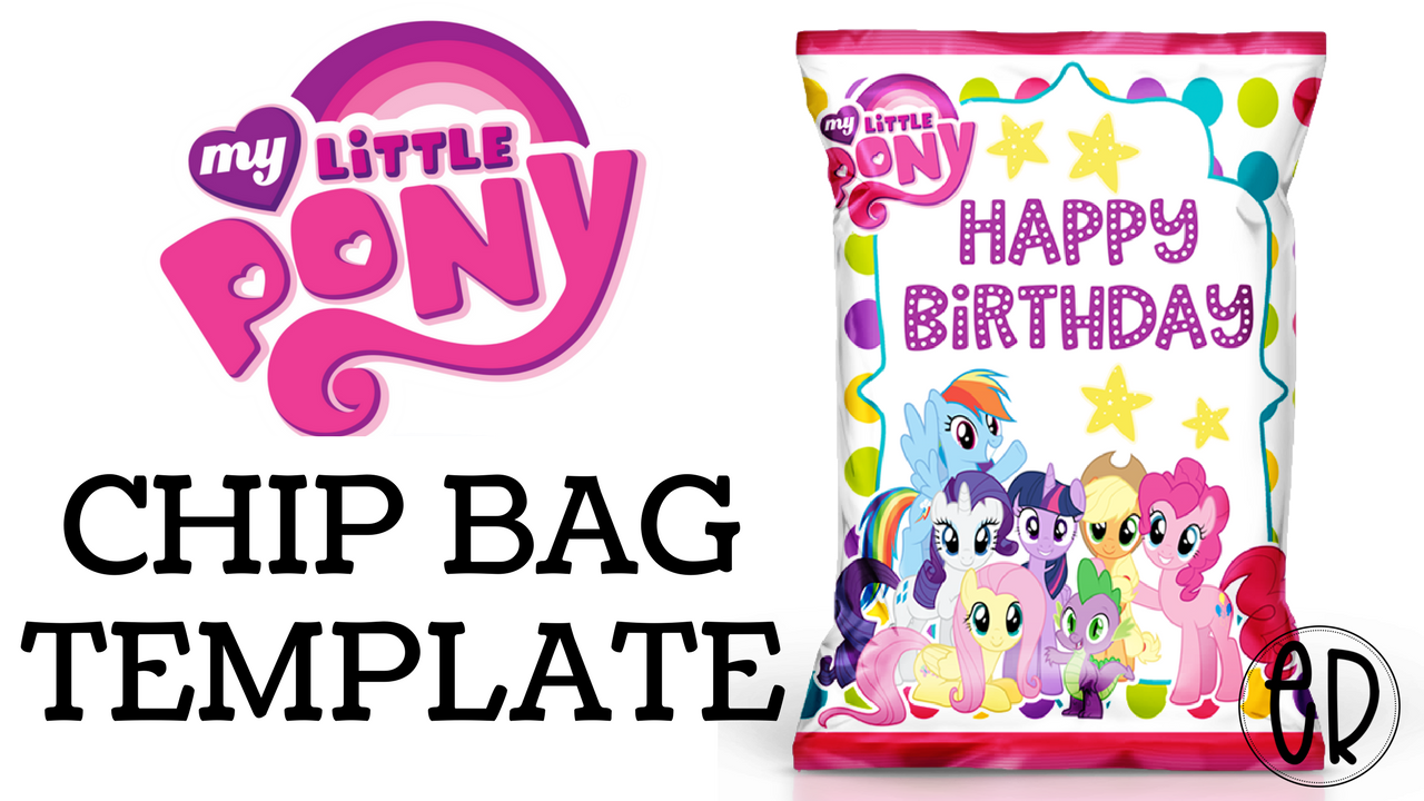 MY LITTLE PONY CHIP BAG FAVOR TEMPLATE FREE TO DOWNLOAD