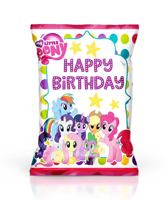 Alphabet lore Birthday Chip Bag Customizable Template DIY