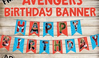 Free Avengers Birthday Party Printables