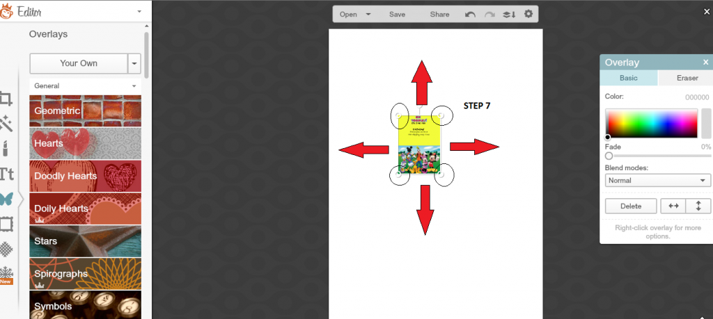 How to make a Mickey mouse digital invitation with Picmonkey 2