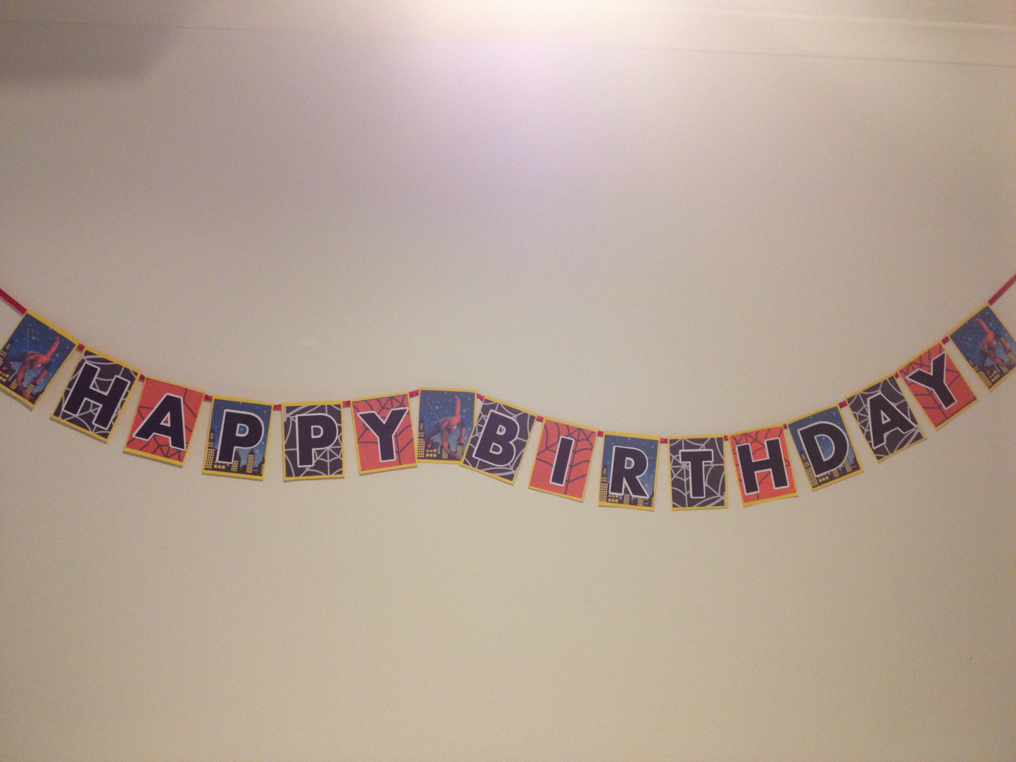 spiderman superhero happy birthday banner tutorial donald duck birthday cake designs