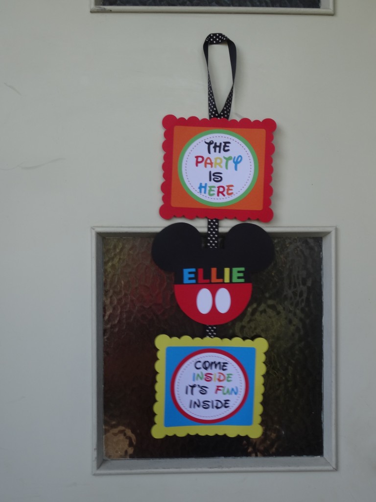 Mickey Mouse Clubhouse Door Sign DIY Free Printables