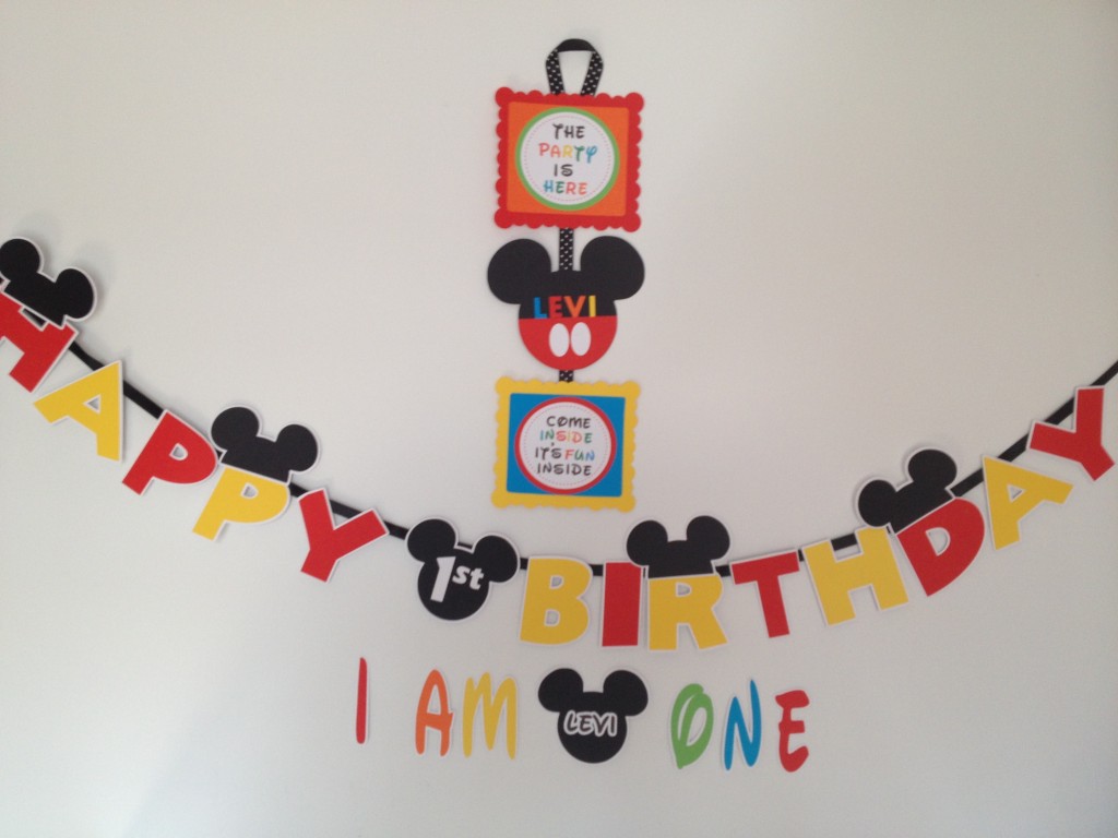 Mickey Mouse Clubhouse Door Sign DIY Free Printables