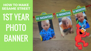 Sesame Street first year photo banner youtube