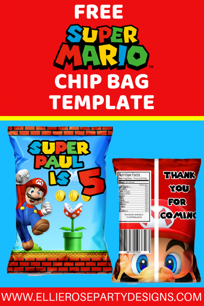 Printable Chips Bag