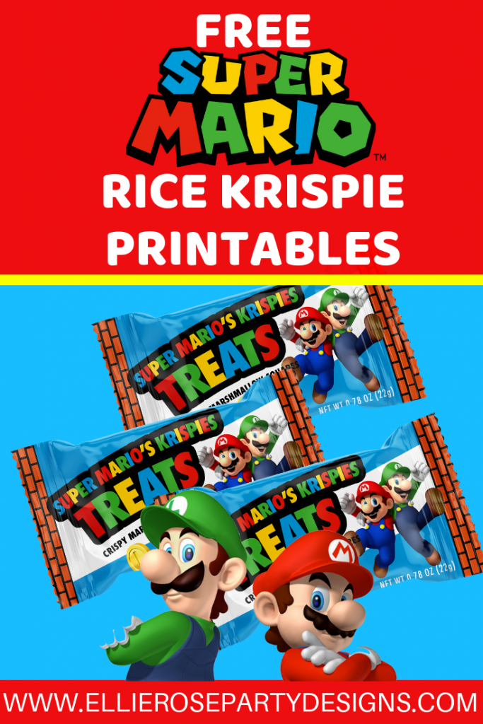 FREE SUPER MARIO RICE KRISPIE PRINTABLES 2 2