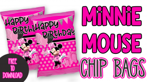 FREE MINNIE MOUSE CHIP BAG PRINTABLE TEMPLATE