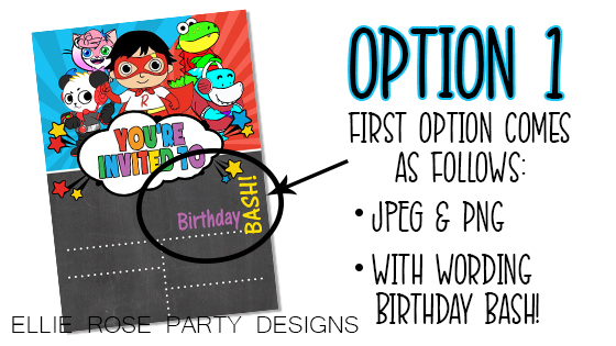 RYANS WORLD EDIBLE DIGITAL PARTY INVITATION FREE TO DOWNLOAD SVG FILE | ellierosepartydesigns.com